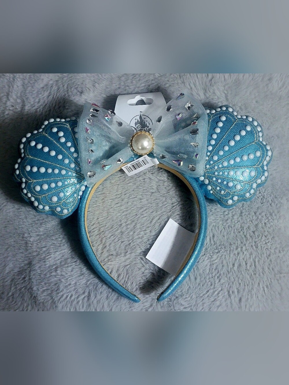 Disney Little Mermaid/ Ariel / Sea Shell Mickey Ear Headband By Baublebar -Adult